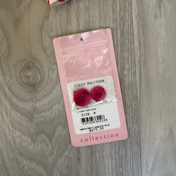 Lilly Pulitzer Eden Jacket Blazer Patchwork2 Minute Sewn Patch White Label NWT M - Picture 5 of 7